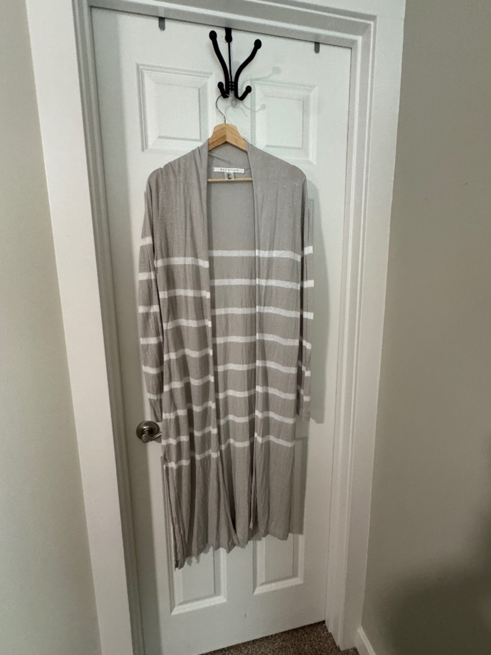 Max Studio linen blend duster sz large GUC